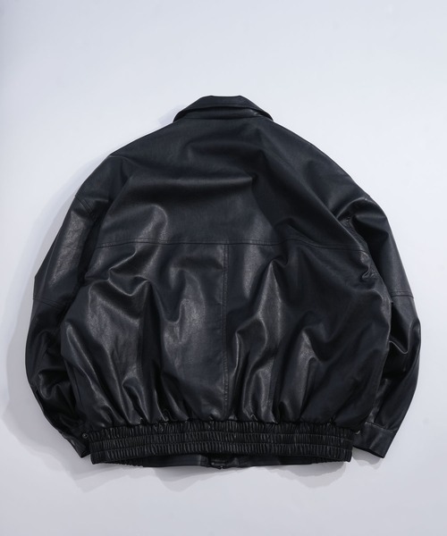 Vintage-like synthetic leather A-2 jacket/ヴィンテージライク 合成