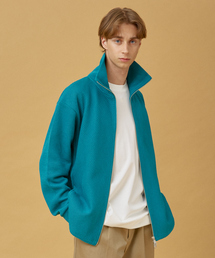 ABAHOUSE | 【ハイネック】ドライバーズニット/ジップカーディガン(カーディガン/ボレロ)