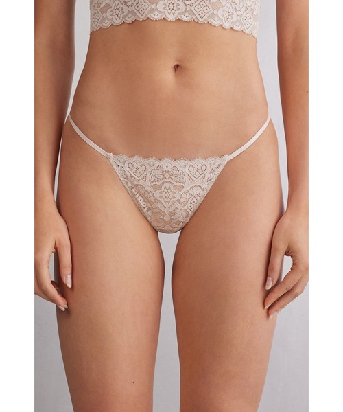 レース サイドストリング ソング（ショーツ）｜Intimissimi