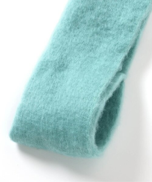 apres les cours（アプレレクール）の「ふわふわシャギーマフラー（マフラー・キッズ・チェック/エメラルド/アイボリー・120/140）」の7枚目の写真