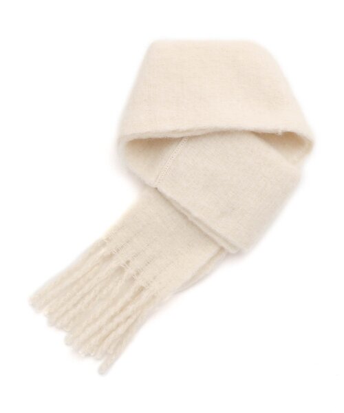 apres les cours（アプレレクール）の「ふわふわシャギーマフラー（マフラー・キッズ・チェック/エメラルド/アイボリー・120/140）」の12枚目の写真