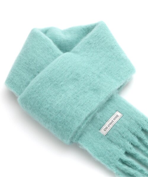 apres les cours（アプレレクール）の「ふわふわシャギーマフラー（マフラー・キッズ・チェック/エメラルド/アイボリー・120/140）」の13枚目の写真