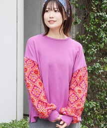 チチカカ | クロシェロングスリーブプルオーバー(スウェット)