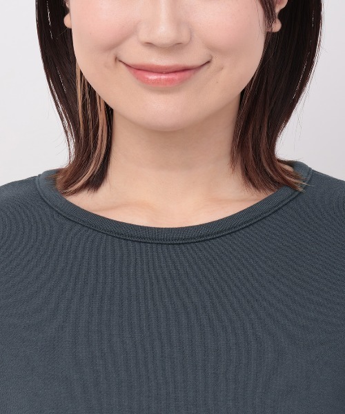 チチカカ（チチカカ）の「クロシェロングスリーブプルオーバー（スウェット・レディース・ピンク/アイボリー/チャコールグレー・FREE）」の12枚目の写真