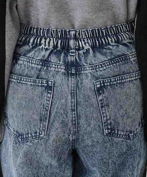 Cutie Blonde(キューティーブロンド)の「【S-LL】ケミカルウォッシュ カーブデニムパンツ(その他パンツ・レディース・ブルー系その他/ブラック・01/02/03/04)」の15枚目の写真