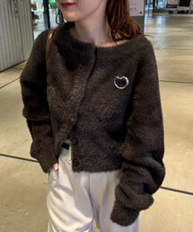 mystic | ミンクライクカーディガン(カーディガン/ボレロ)