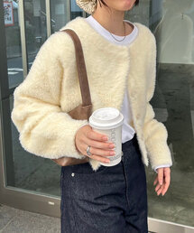 mystic | ミンクライクカーディガン(カーディガン/ボレロ)