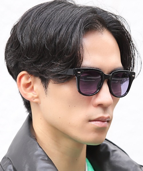 LUXSTYLE（ラグスタイル）の「偏光調光機能付きUVカットウェリントンサングラス（サングラス・メンズ・パープル/ブラウン/グリーン/ブルー/グレー・FREE）」の8枚目の写真