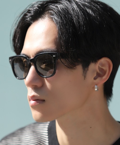LUXSTYLE（ラグスタイル）の「偏光調光機能付きUVカットウェリントンサングラス（サングラス・メンズ・パープル/ブラウン/グリーン/ブルー/グレー・FREE）」の10枚目の写真