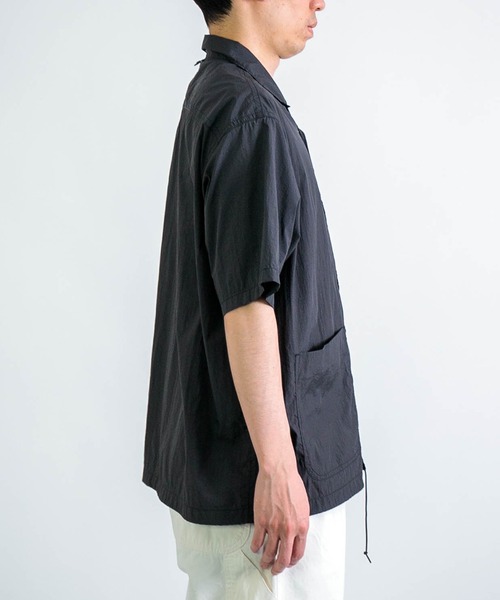 THE NORTH FACE PURPLE LABEL（ザ ノースフェイス パープルレーベル）の「[ THE NORTH FACE PURPLE LABEL ] Nylon Taffeta Field S/S Shirt（シャツ/ブラウス・メンズ・チャコールグレー・M/L）」の6枚目の写真