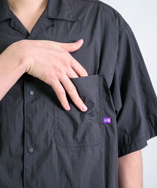THE NORTH FACE PURPLE LABEL（ザ ノースフェイス パープルレーベル）の「[ THE NORTH FACE PURPLE LABEL ] Nylon Taffeta Field S/S Shirt（シャツ/ブラウス・メンズ・チャコールグレー・M/L）」の9枚目の写真