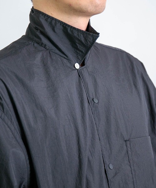 THE NORTH FACE PURPLE LABEL（ザ ノースフェイス パープルレーベル）の「[ THE NORTH FACE PURPLE LABEL ] Nylon Taffeta Field S/S Shirt（シャツ/ブラウス・メンズ・チャコールグレー・M/L）」の12枚目の写真