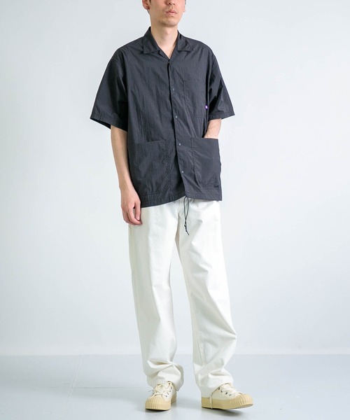THE NORTH FACE PURPLE LABEL ] Nylon Taffeta Field S/S Shirt