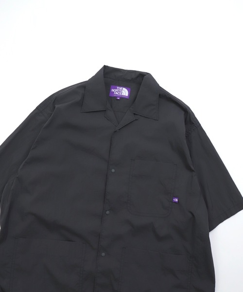 THE NORTH FACE PURPLE LABEL ] Nylon Taffeta Field S/S Shirt