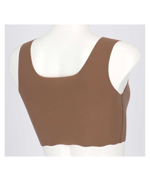 une nana cool(ウンナナクール)の「汗消臭 綿混フラット仕上げ ノンワイヤーブラ(ブラジャー・レディース・サーモンピンク/ミント/チョコ/グリーン/ネイビー・LL/M/L)」の10枚目の写真