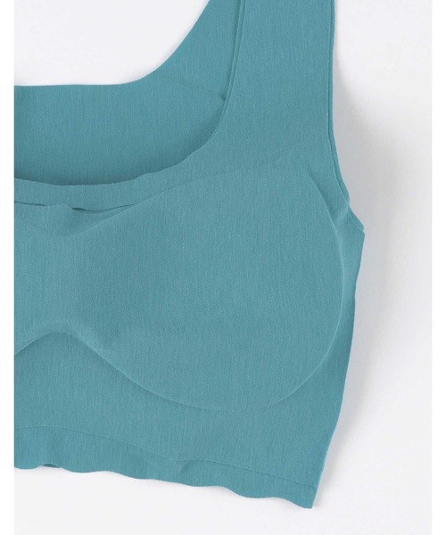 une nana cool(ウンナナクール)の「汗消臭 綿混フラット仕上げ ノンワイヤーブラ(ブラジャー・レディース・サーモンピンク/ミント/チョコ/グリーン/ネイビー・LL/M/L)」の14枚目の写真