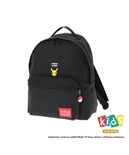 Manhattan Portage(マンハッタンポーテージ)の「Big Apple Backpack for Kids Pokemon Pikachu(バックパック/リュック・キッズ・ブラック・SMALL)」の1枚目の写真
