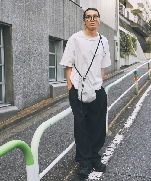 Unblend（アンブレンド）の「【Unblend】アコーディオン ナイロン ショルダーバッグ（ショルダーバッグ・レディース・ブラック/ホワイト・FREE）」の21枚目の写真