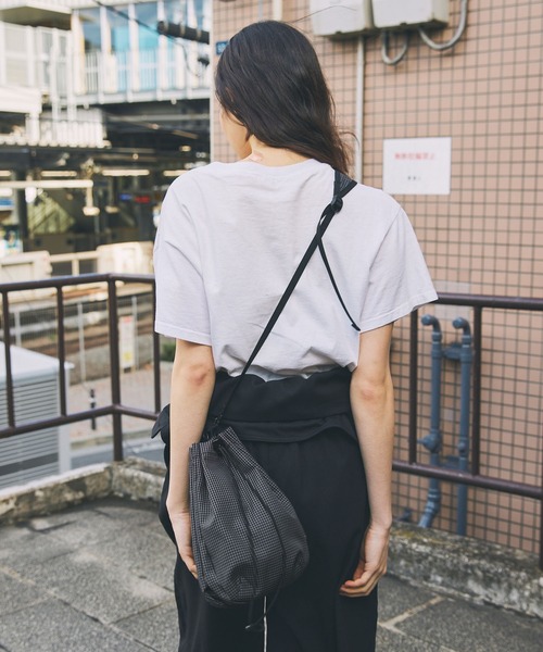 Unblend】アコーディオン ナイロン ショルダーバッグ Unblend│MONO