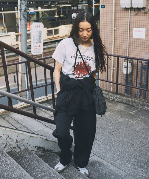 Unblend（アンブレンド）の「【Unblend】アコーディオン ナイロン ショルダーバッグ（ショルダーバッグ・レディース・ブラック/ホワイト・FREE）」の18枚目の写真