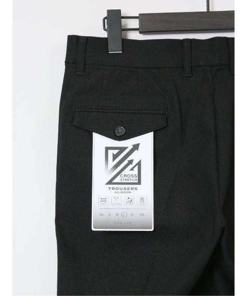 TAKA-Q(タカキュー)の「【抗菌防臭 ウォッシャブル】タカキュー クロスストレッチ トラウザーパンツ(チノパンツ・メンズ・ダークウッド/ネイビー/グレー/ブラック・S/MEDIUM/LARGE/X-LARGE)」の7枚目の写真