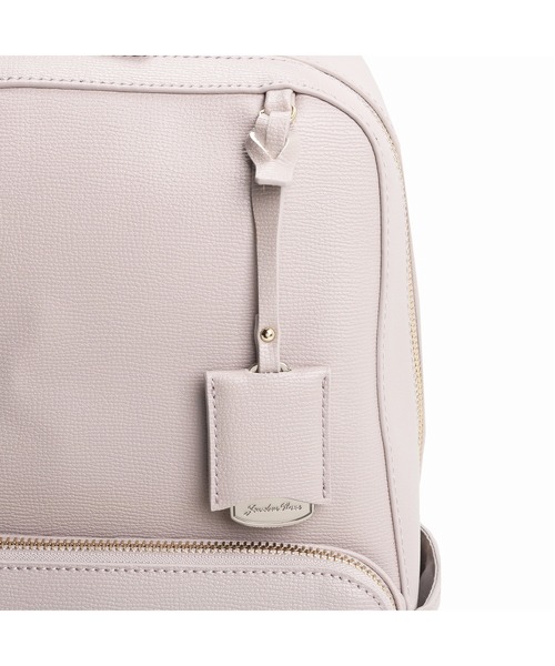 Jewelna Rose(ジュエルナローズ)の「フレイヤ・リュック2 2気室 14.0インチPC 16142(バックパック/リュック・レディース・ホワイト/グレイッシュベージュ/ブラック/ライトグレー/ブラウン・FREE)」の20枚目の写真