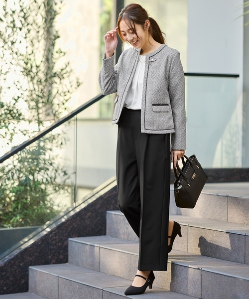 Honeys（ハニーズ）の「ベルトモチーフハンドバッグ（ハンドバッグ・レディース・ホワイト×ブラウン/ブルー/グレイッシュベージュ/ブラック・FREE）」の9枚目の写真