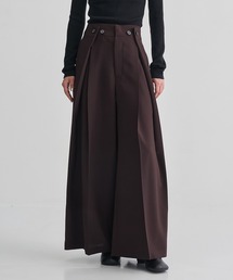 STUDIOUS | 【STUDIOUS/ステュディオス】2way Tucked Trousers/タックパンツ/トラウザー/ワイドパンツ(その他パンツ)