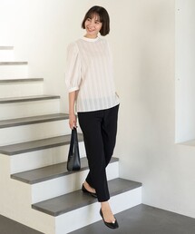 【WEB限定/セレモニー】BEAUTY MOVE センタープレス テーパードパンツ