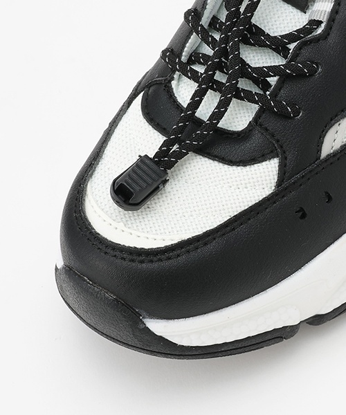 LOVETOXIC（ラブトキシック）の「ドローコードダッドスニーカー（スニーカー・キッズ・ホワイト/カラフル/ブラック・24-24.5cm/23-23.5cm/22-22.5）」の10枚目の写真