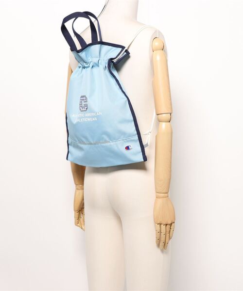 Champion(チャンピオン)の「チャンピオン ナップサック モンゴメリー No.63982(バックパック/リュック・キッズ・ブラック/サックスブルー/パープル・FREE)」の19枚目の写真