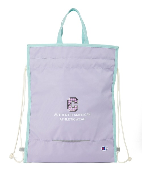 Champion(チャンピオン)の「チャンピオン ナップサック モンゴメリー No.63982(バックパック/リュック・キッズ・ブラック/サックスブルー/パープル・FREE)」の10枚目の写真