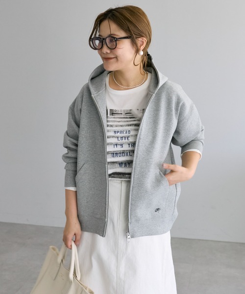 PUAL CE CIN（ピュアルセシン）の「【＠noricorico102企画】ダンボールWジップパーカー（パーカー・レディース・ブラック/グレー・FREE）」の3枚目の写真