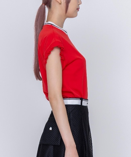archivio(アルチビオ)の「<LADIES>タックフリル袖UVプルオーバー(Tシャツ/カットソー・レディース・ホワイト/ブラック/ベージュ/レッド・S/L/M)」の20枚目の写真