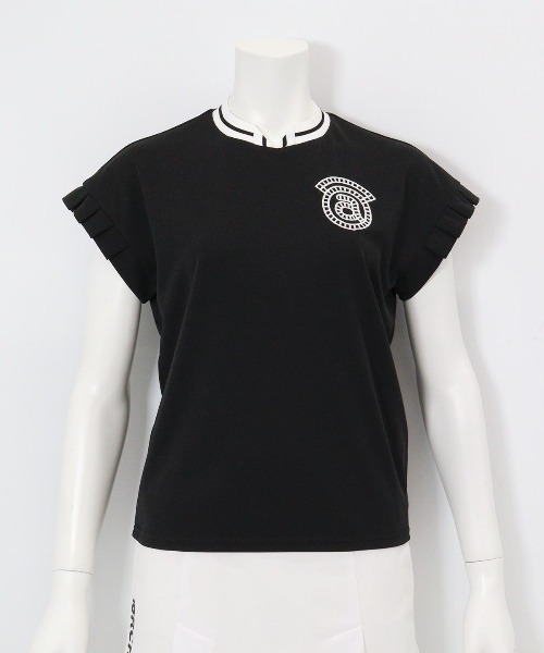 archivio(アルチビオ)の「<LADIES>タックフリル袖UVプルオーバー(Tシャツ/カットソー・レディース・ホワイト/ブラック/ベージュ/レッド・S/L/M)」の5枚目の写真