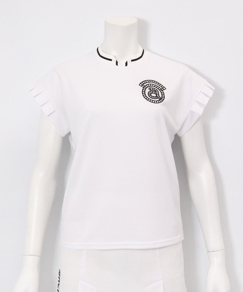 archivio(アルチビオ)の「<LADIES>タックフリル袖UVプルオーバー(Tシャツ/カットソー・レディース・ホワイト/ブラック/ベージュ/レッド・S/L/M)」の7枚目の写真