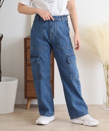 ヴィンテージ風ポケット加工カーゴパンツ