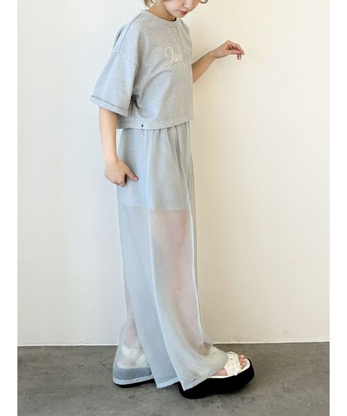 セール】SHEER LAYERED SWEAT SHORT PT/シアーレイヤード