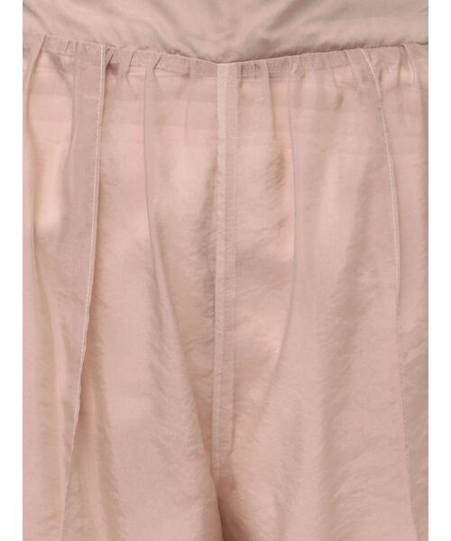 CALNAMUR(カルナムール)の「SHEER LAYERED SWEAT SHORT PT/シアーレイヤードスウェットショートパンツ【セットアップ着用可】(その他パンツ・レディース・ライトグレー/ピンク・FREE)」の6枚目の写真
