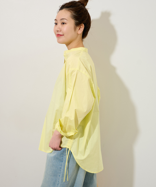 「JOURNAL STANDARD relume」 長袖シャツ FREE イエロー レディース サイドドロストシャツ（シャツ/ブラウス）｜JOURNAL STANDARD