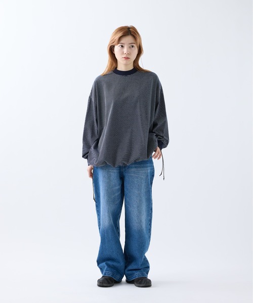 meltum(メルタム)の「LOOSE FIT DENIM(デニムパンツ・メンズ・ブラック/ブルー・SMALL/MEDIUM/LARGE)」の3枚目の写真