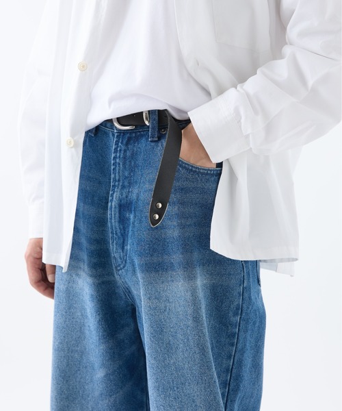 meltum(メルタム)の「LOOSE FIT DENIM(デニムパンツ・メンズ・ブラック/ブルー・SMALL/MEDIUM/LARGE)」の17枚目の写真
