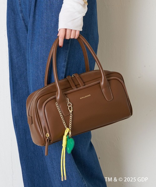 グレイトフルデッドコラボ/グレイトフルチャーム付きボストンバッグ