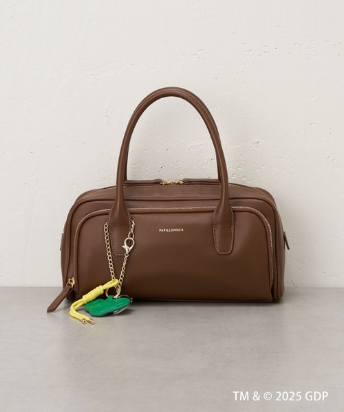 【新品】コラージュ ガリャルダガランテ　グレイトフルチャーム付きボストンバッグ COLLAGE GALLARDAGALANTE｜グレイトフルチャーム付きボストン