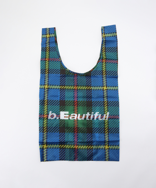 Oriens JOURNAL STANDARD(オリエンス ジャーナルスタンダード)の「【b.Eautiful/ビューティフル】 MacLeod Tartan XL Reusable Ba C010-AC-005(エコバッグ/サブバッグ・レディース・ブルー・FREE)」の2枚目の写真