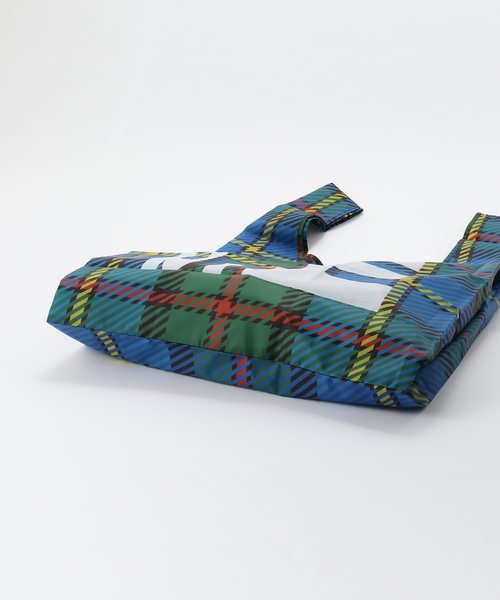 Oriens JOURNAL STANDARD(オリエンス ジャーナルスタンダード)の「【b.Eautiful/ビューティフル】 MacLeod Tartan XL Reusable Ba C010-AC-005(エコバッグ/サブバッグ・レディース・ブルー・FREE)」の3枚目の写真