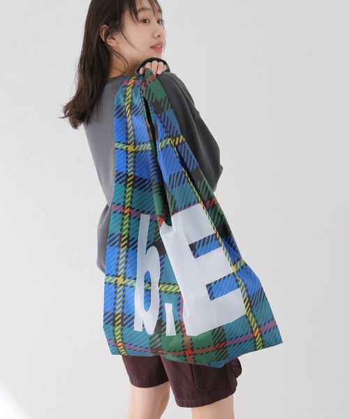 Oriens JOURNAL STANDARD(オリエンス ジャーナルスタンダード)の「【b.Eautiful/ビューティフル】 MacLeod Tartan XL Reusable Ba C010-AC-005(エコバッグ/サブバッグ・レディース・ブルー・FREE)」の12枚目の写真