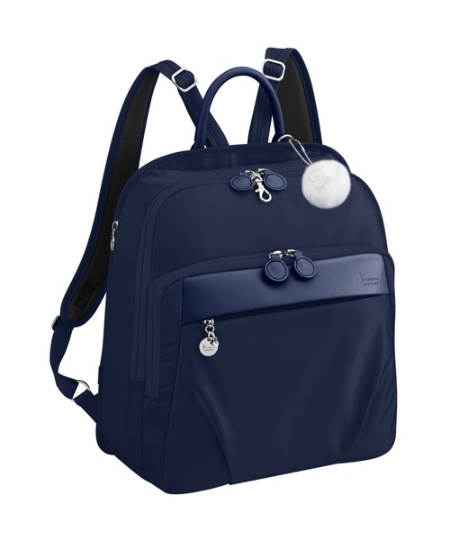 Kanana project(カナナプロジェクト)の「カナナ プロジェクト リュックサック PJ1-4TH A4サイズ収納 12L No.68722(バックパック/リュック・レディース・グレー/ネイビー・FREE)」の2枚目の写真