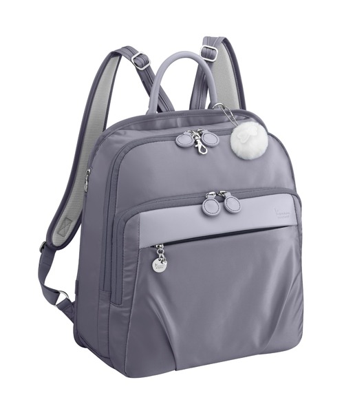 Kanana project(カナナプロジェクト)の「カナナ プロジェクト リュックサック PJ1-4TH A4サイズ収納 12L No.68722(バックパック/リュック・レディース・グレー/ネイビー・FREE)」の1枚目の写真