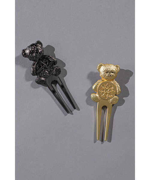 St ANDREWS(セントアンドリュース)の「【St ANDREWS】テディベアグリーンフォーク (UNISEX)(ゴルフグッズ・レディース・ブラック/ゴールド・FREE)」の8枚目の写真